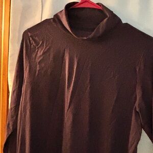 J. Jill Women’s Luxe Supima Burgundy Turtleneck